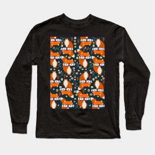 Hipster foxes Long Sleeve T-Shirt